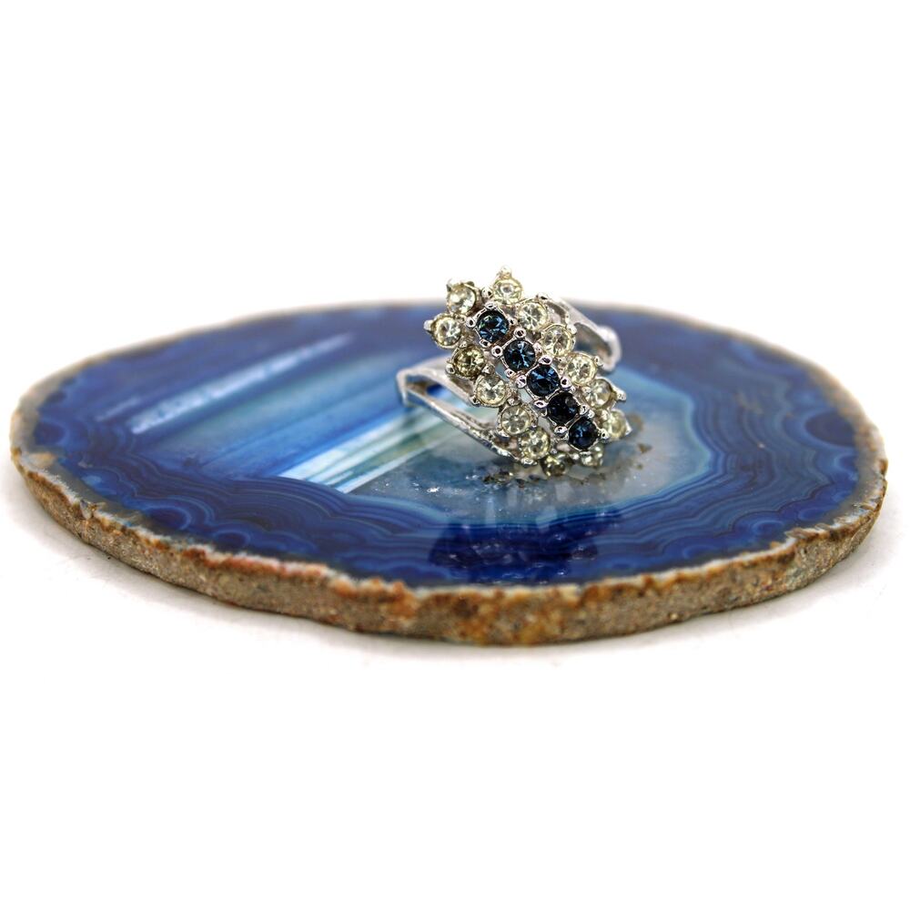 Vintage 18kt Heavy Gold Electoplate Arthur Miller Cluster Ring